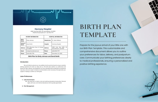 Birth Plan Template