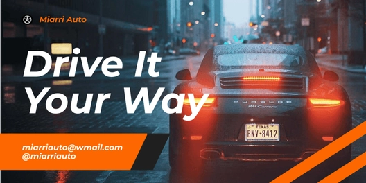 Simple Car Banner Template