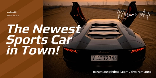 Sports Car Banner Template
