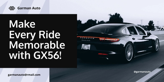 Car Advertisement Banner Template