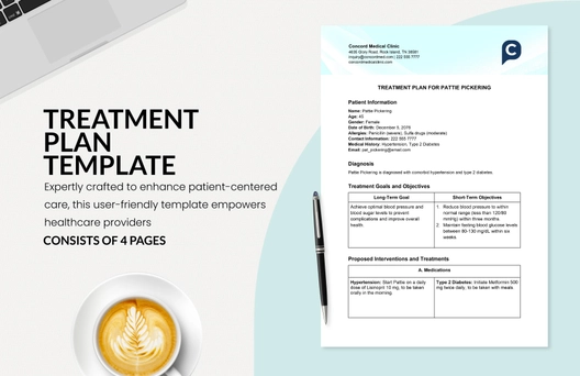Treatment Plan Template