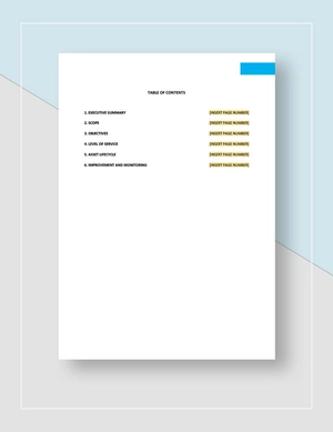 Simple Asset Management Plan Template