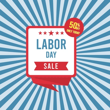 Free Labor Day Sale Clipart Template to Edit Online