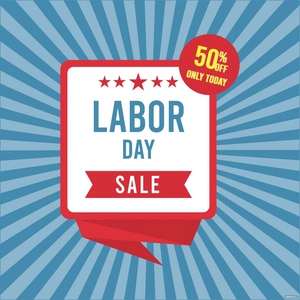 Labor Day Sale Illustration