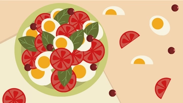 Free Aesthetic Food Background Template to Edit Online