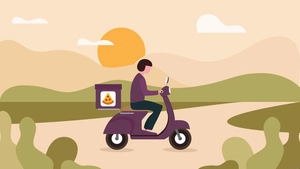 Food Delivery Background