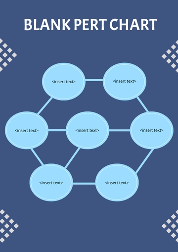 Free Blank PERT Chart Template to Edit Online