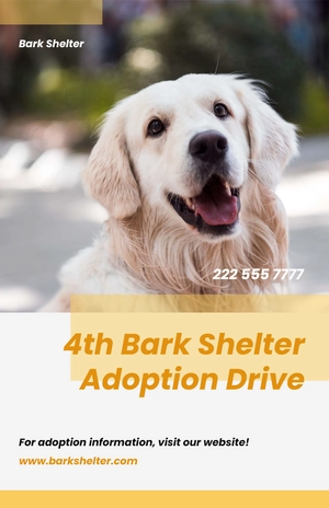 Dog Charity Poster Template