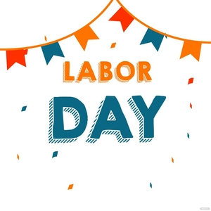 Labor Day Vector Art Clipart