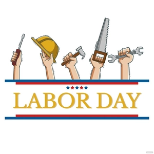 Labor Day Design Clipart