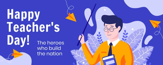 Teacher's Day Twitch Banner