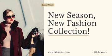 Free New Arrival Fashion Banner Template to Edit Online