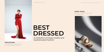 Free High Fashion Banner Template to Edit Online