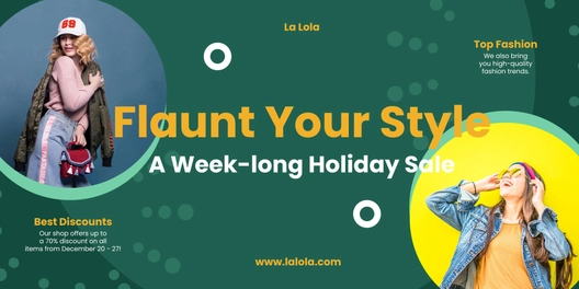 Fashion Store Banner Template