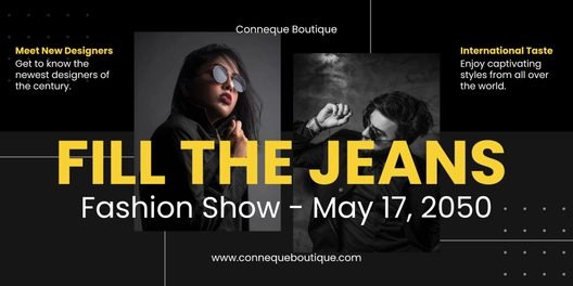 Fashion Show Banner Template