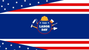 Free Flat Labor Day Background Template to Edit Online