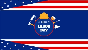 Flat Labor Day Background