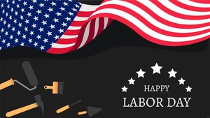 Dark Labor Day Background