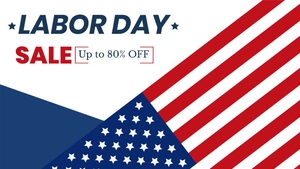 Labor Day Sale Concept Background