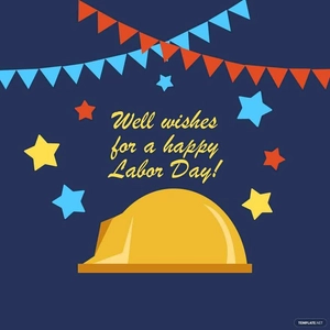 Happy Labor Day Wish Clipart