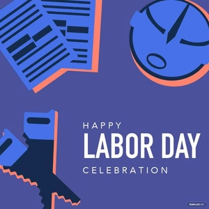 Happy Labor Day Celebration Clipart