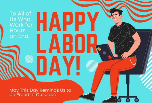 Labor Day Holiday Greeting Card