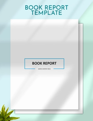 Book Report Template Book Report Template