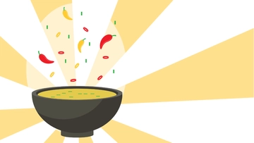 Free Food Dish Background Template to Edit Online