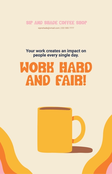 Free Daily Motivation Poster Template to Edit Online