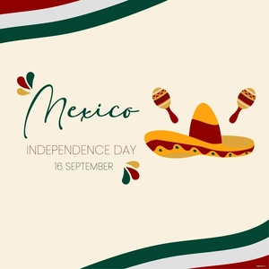 Mexican Independence Day Design Vector