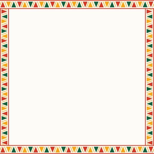 Mexican Independence Day Border Vector