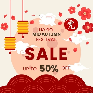 Mid-Autumn Festival Promotion Vector
