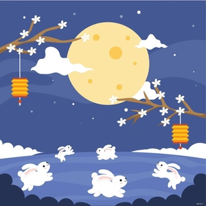 Mid-Autumn Festival Design Vector