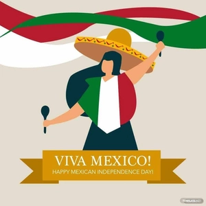 Happy Mexican Independence Day Illustration