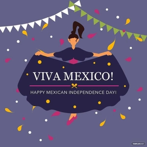 Mexican Independence Day Illustration