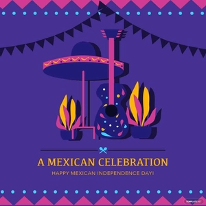 Mexican Independence Day Celebration Vector