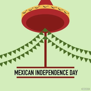 Mexican Independence Day Vector Art