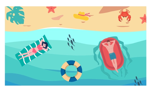 Aesthetic Summer Background