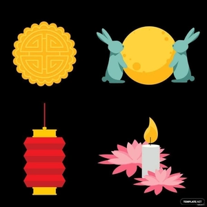 Mid-Autumn Festival Icon Vector