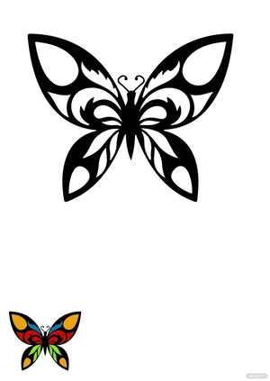 Butterfly Mandala Coloring Pages