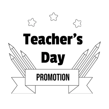 Free Teachers Day Promotion Drawing Template to Edit Online