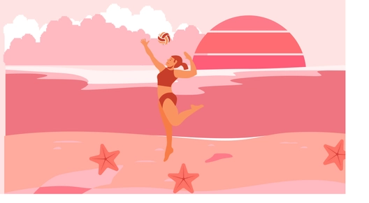 Pink Summer Background