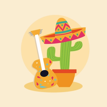 Free Happy Mexican Independence Day Clipart Template to Edit Online