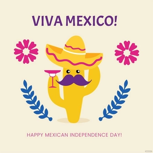 Cute Mexican Independence Day Clipart