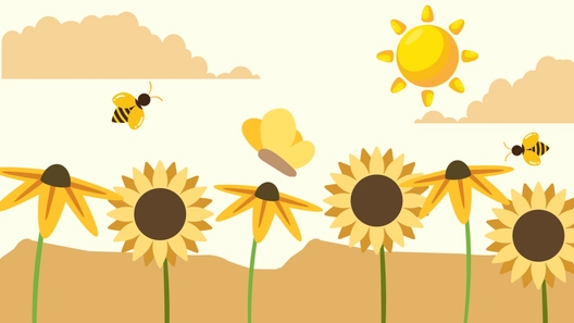 Yellow Summer Background