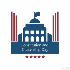 Transparent Constitution and Citizenship Day Clipart
