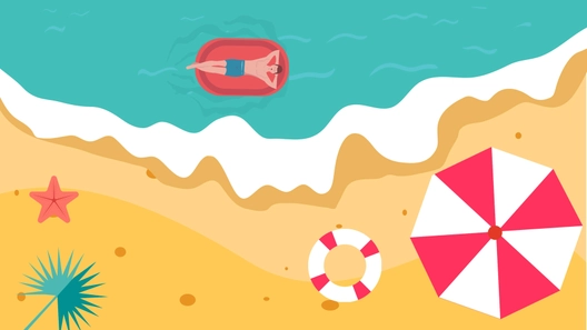 Summer Banner Background