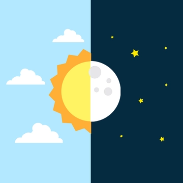 Free Fall Equinox Flat Design Clipart Template to Edit Online