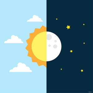 Fall Equinox Flat Design Vector