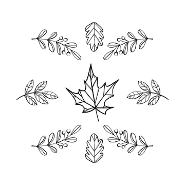 Free Fall Equinox Sketch Clipart Template to Edit Online